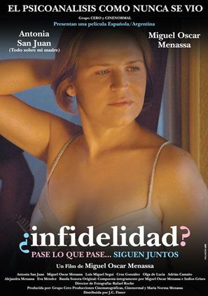 &iquest;Infidelidad? - Spanish Movie Poster (thumbnail)