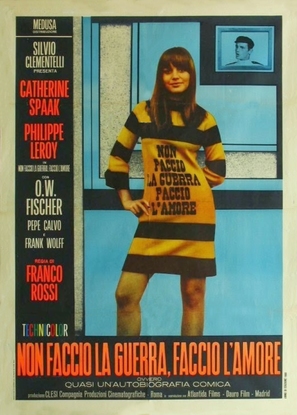 Non faccio la guerra, faccio l&#039;amore - Italian Movie Poster (thumbnail)