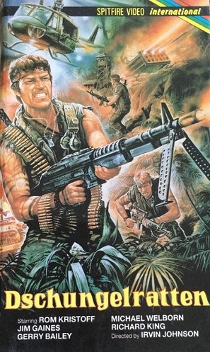 Jungle Rats - German VHS movie cover (thumbnail)