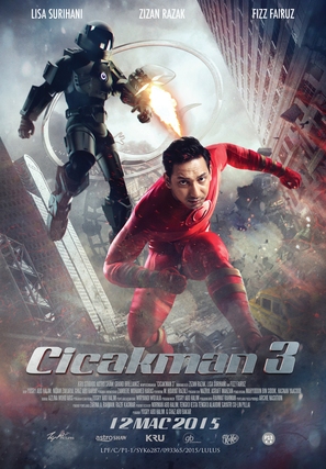 Cicak Man 3 - Malaysian Movie Poster (thumbnail)