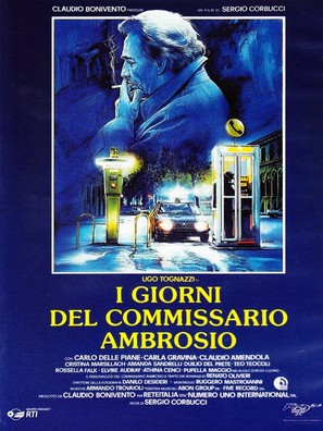 I giorni del commissario Ambrosio - Italian Movie Poster (thumbnail)