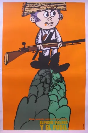 Elpidio Valdés y el fusil Poster