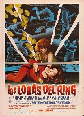 Las lobas del ring - Mexican Movie Poster (thumbnail)
