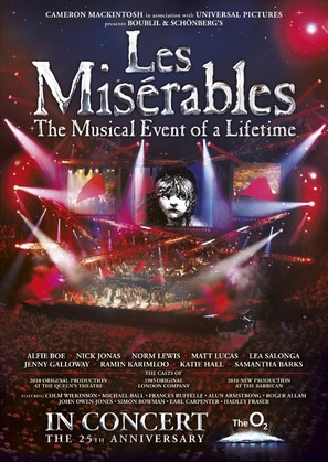 Les Mis&eacute;rables in Concert: The 25th Anniversary - British Movie Poster (thumbnail)