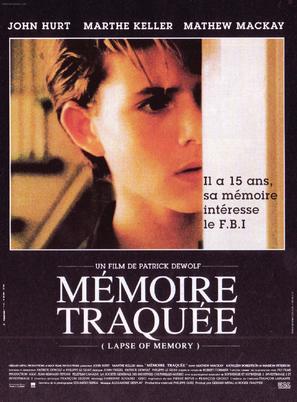 Lapse of Memory - French Movie Poster (thumbnail)