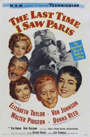 The Last Time I Saw Paris - Movie Poster (thumbnail)
