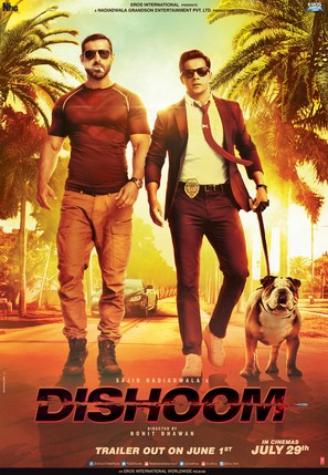 Dishoom - Indian Movie Poster (thumbnail)