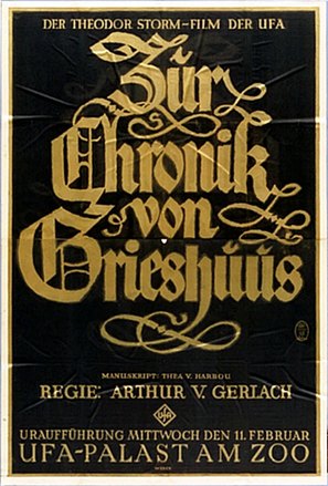 Zur Chronik von Grieshuus - German Movie Poster (thumbnail)