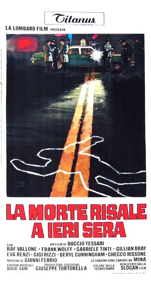 La morte risale a ieri sera - Italian Movie Poster (thumbnail)