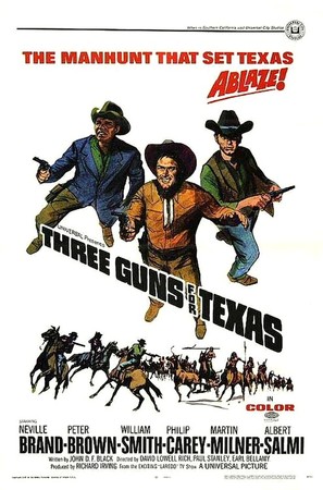 Three Guns for Texas - Movie Poster (thumbnail)