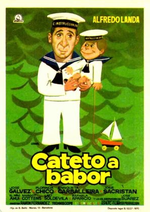 Cateto a babor - Spanish Movie Poster (thumbnail)