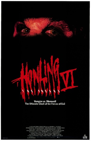 Howling VI: The Freaks - Video release movie poster (thumbnail)