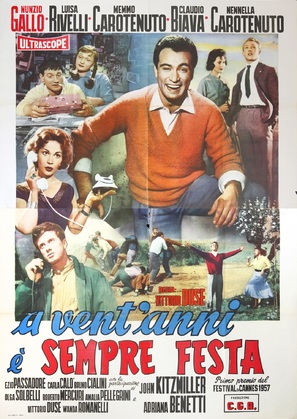 A vent&#039;anni &egrave; sempre festa - Italian Movie Poster (thumbnail)