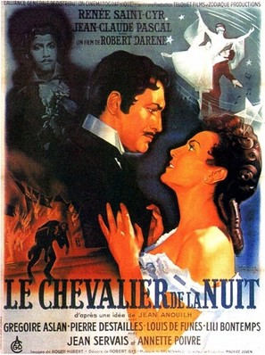 Le chevalier de la nuit - French Movie Poster (thumbnail)