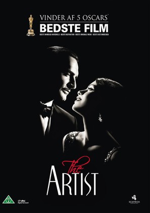 The Artist - Danish DVD movie cover (thumbnail)