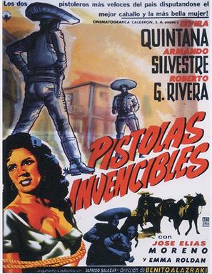 Pistolas invencibles - Mexican Movie Poster (thumbnail)