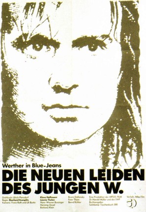 Die neuen Leiden des jungen W. - German Movie Poster (thumbnail)