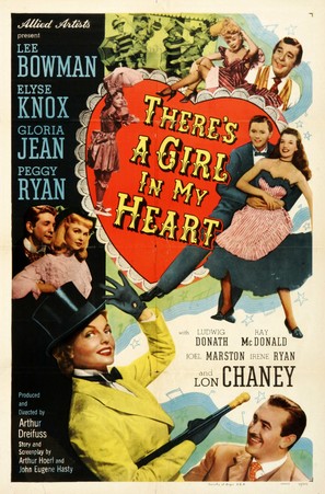 There&#039;s a Girl in My Heart - Movie Poster (thumbnail)