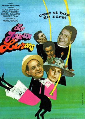 Les joyeux lurons - French Movie Poster (thumbnail)