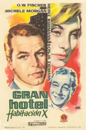 Menschen im Hotel Poster