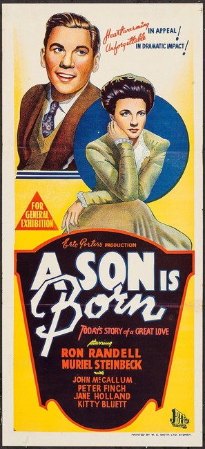 A Son Is Born - Australian Movie Poster (thumbnail)