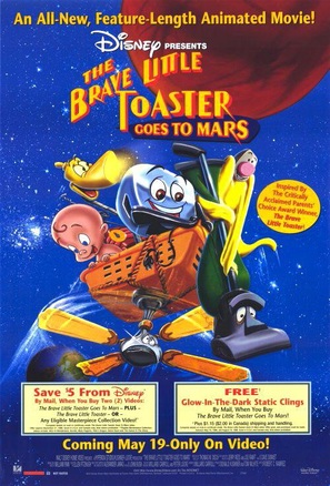 The Brave Little Toaster Goes to Mars - Video release movie poster (thumbnail)