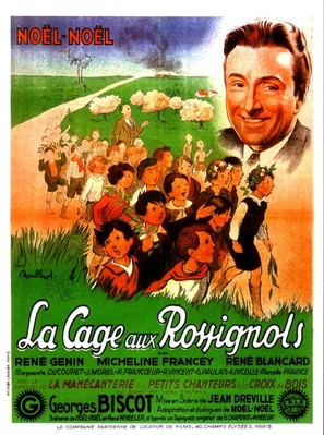 La cage aux rossignols - French Movie Poster (thumbnail)