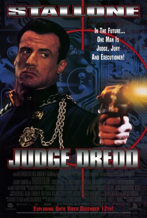 Judge Dredd - Video release movie poster (thumbnail)