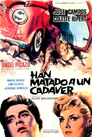 Han matado a un cad&aacute;ver - Spanish Movie Poster (thumbnail)