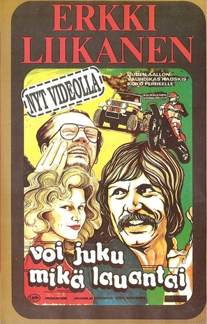 Voi juku - mik&auml; lauantai - Finnish VHS movie cover (thumbnail)