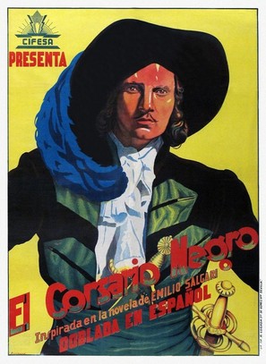 Il corsaro nero - Spanish Movie Poster (thumbnail)