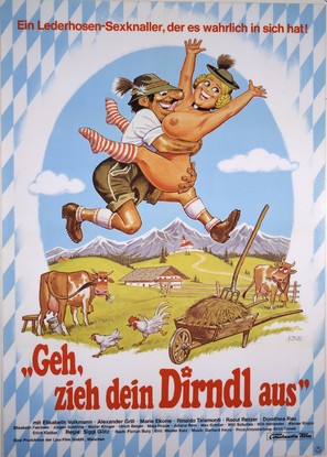 Geh, zieh dein Dirndl aus - German Movie Poster (thumbnail)