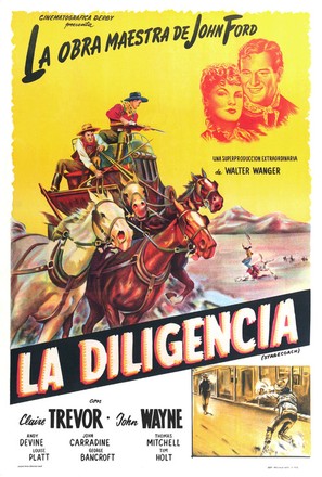 Stagecoach - Argentinian Movie Poster (thumbnail)