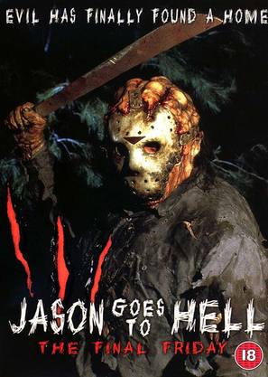 Jason Goes to Hell: The Final Friday - British DVD movie cover (thumbnail)