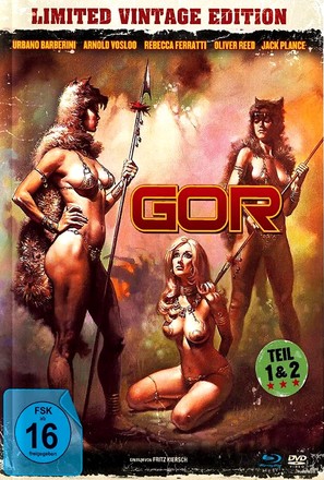 Gor - German Blu-Ray movie cover (thumbnail)