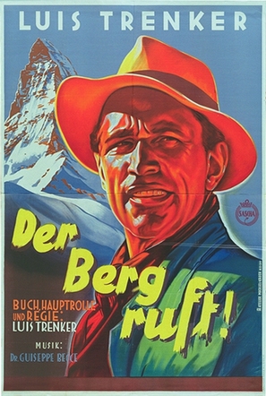 Der Berg ruft! - German Movie Poster (thumbnail)