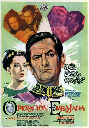 Operaci&oacute;n Embajada - Spanish Movie Poster (thumbnail)