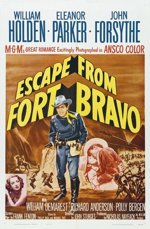 Escape from Fort Bravo - Movie Poster (thumbnail)