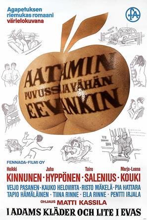 Aatamin puvussa... ...ja v&auml;h&auml;n Eevankin - Finnish Movie Poster (thumbnail)