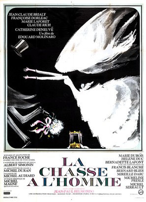 La chasse &agrave; l&#039;homme - French Movie Poster (thumbnail)