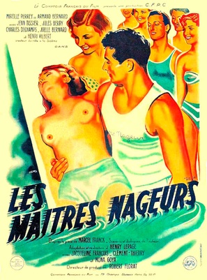 Les ma&icirc;tre-nageurs - French Movie Poster (thumbnail)