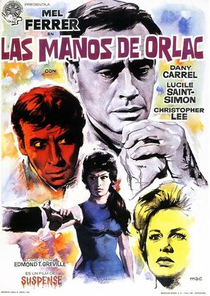 The Hands of Orlac - Spanish Movie Poster (thumbnail)