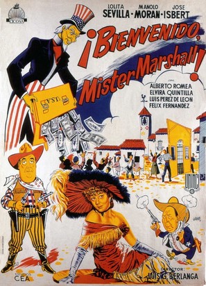Bienvenido Mister Marshall - Spanish Movie Poster (thumbnail)