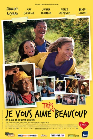 Je vous aime tr&egrave;s beaucoup - French Movie Poster (thumbnail)