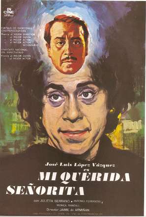 Mi querida se&ntilde;orita - Spanish Movie Poster (thumbnail)