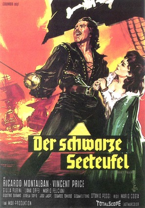 Gordon, il pirata nero - German Movie Poster (thumbnail)