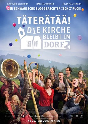 T&auml;ter&auml;t&auml;&auml; - Die Kirche bleibt im Dorf 2 - German Movie Poster (thumbnail)