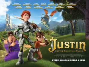 Justin and the Knights of Valour - British Movie Poster (thumbnail)