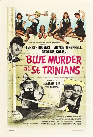 Blue Murder at St. Trinian&#039;s - British Movie Poster (thumbnail)