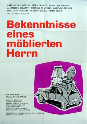 Bekenntnisse eines m&ouml;blierten Herrn - German Movie Poster (thumbnail)